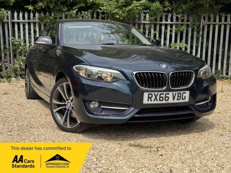 BMW 2 SERIES 2.0 220d Sport Auto Euro 6 (s/s) 2dr